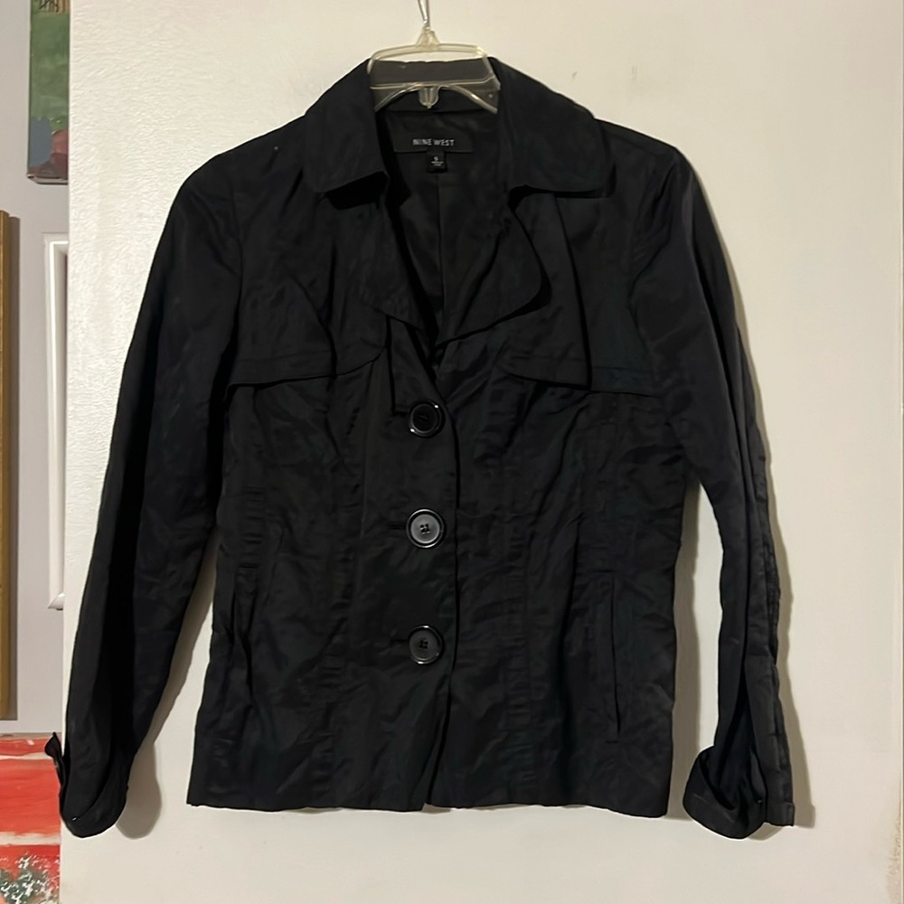 Nine West black lightweight jacket